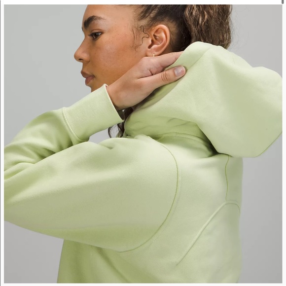 💚LULULEMON CROPPED LOUNGEFUL HOODIE/JACKET-CREAMY MINT-14💚 - Picture 7 of 12